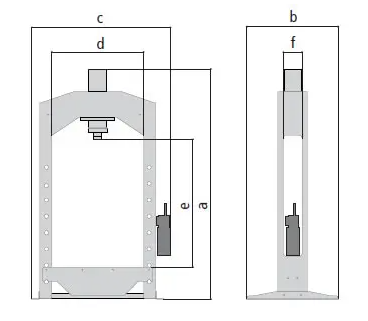 pressa idraulica manuale pneumatica