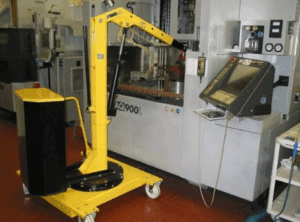 sistemi di sollevamento mobili gru per attrezzaggio macchine cnc